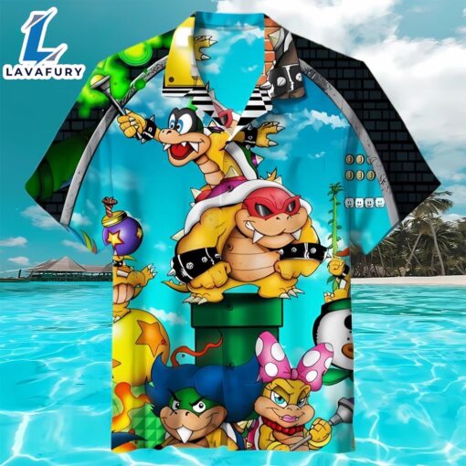 Super Mario Aloha Hawaiian Shirt