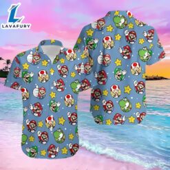 Super Mario Fashion Hawaiian Shirt