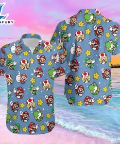 Super Mario Fashion Hawaiian Shirt