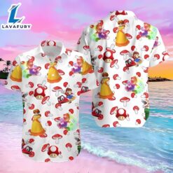 Super Mario Hawaiian Shirt For…