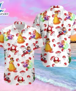 Super Mario Hawaiian Shirt For…