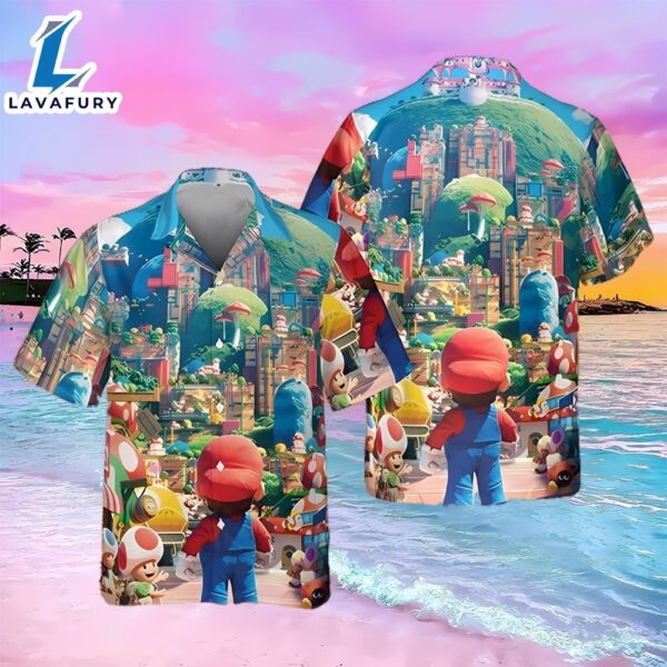 Super Mario Kart Hawaiian Shirt