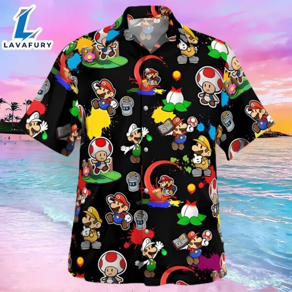Super Mario Movie Fashion Hawaiian Shirt