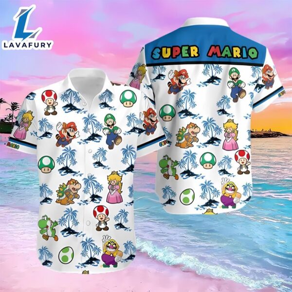Super Mario Summer Gift Hawaiian Shirt