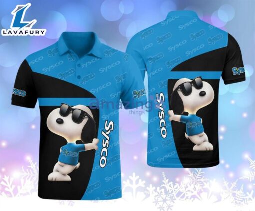 Sysco Logo Snoopy Polo Shirt Gift For Fans