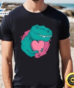 T-Rex Valentine Heart T-Shirt