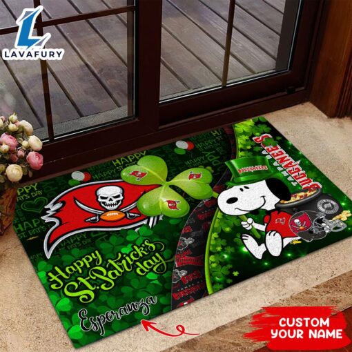 Tampa Bay Buccaneers NFL-Custom Doormat The Celebration Of The Saint Patrick’s Day