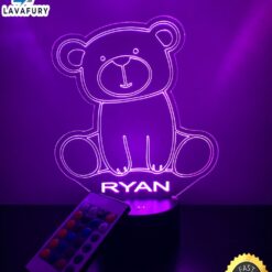 Teddy Bear 3d Lamp Personalized…