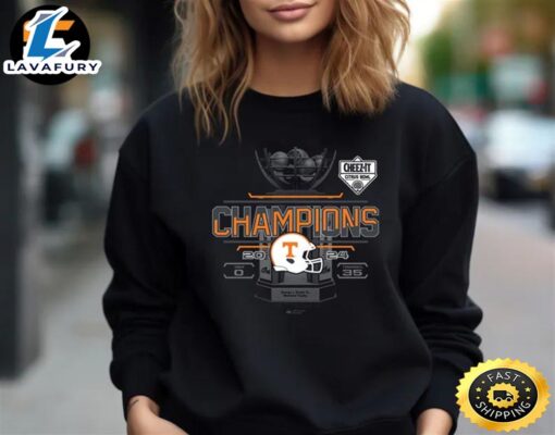 Tennessee Volunteers 2024 Cheez-It Citrus Bowl Champions Score Unsiex T-Shirt