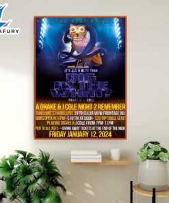 The Beat Presents Drake & Jcole Night To Remember in Colorado Springs Canvas Poster