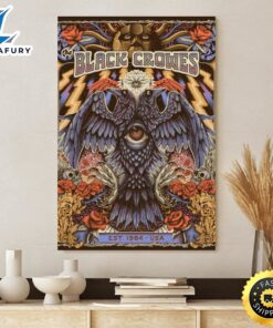 The Black Crowes Est. 1984 By Paul Kreizenbeck Canvas Poster