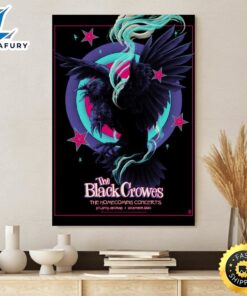 The Black Crowes Homecoming Concerts Canvas Poster