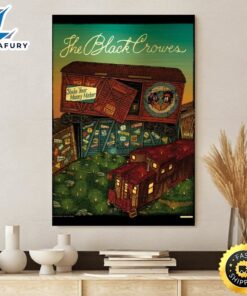 The Black Crowes Shake Your Money Maker Tour Poster Canvas