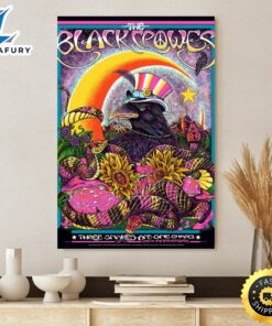 The Black Crowes Three Snakes And One Charm 25th Anniversary Poster Canvas