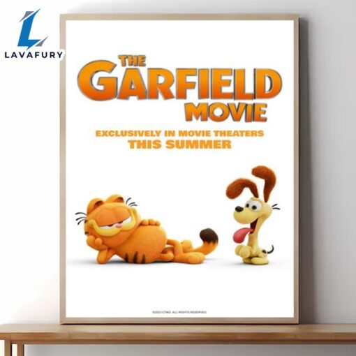 The Garfield Movie Poster Wall Art