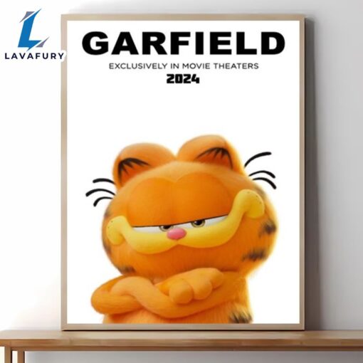 The Garfield Movie Poster Wall Art Canvas