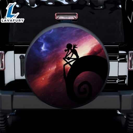 Thinking Jack Nightmare Before Christmas Car Spare Tire Covers Gift For Campers