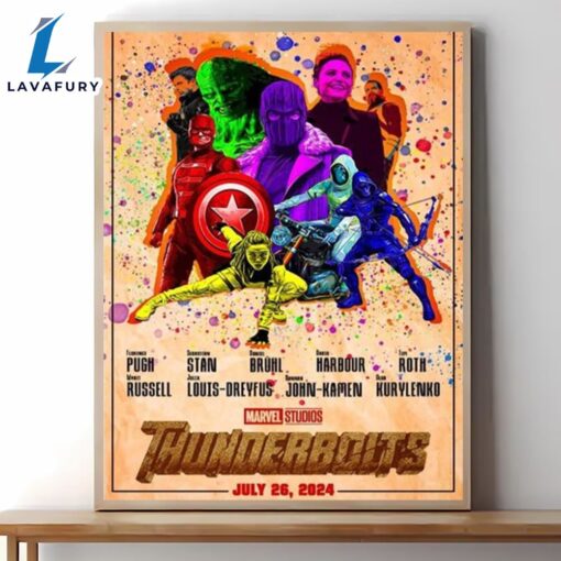 Thunderbolts Movie Poster Wall Art