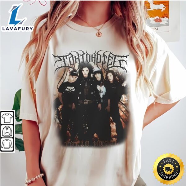 Tokio Hotel Band Black Metal Music Shirt 1 Beyond The World Tour 2023 Roxy Theatre Signature T-Shirt