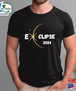 Total Solar Eclipse Shirt April 8th 2024 Rock Concert Tour Tee Path Of Totality Cities Shirt
