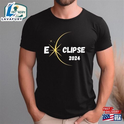 Total Solar Eclipse Shirt April 8th 2024 Rock Concert Tour Tee Path Of Totality Cities Shirt