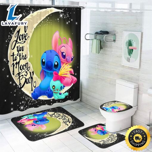 Unagri Lilo & Stitch Shower Curtains