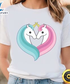 Unicorn Heart Valentine T-shirt
