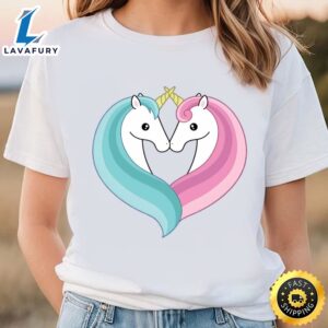 Unicorn Heart Valentine T-shirt