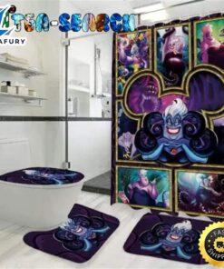 Ursula Disney Shower Curtains Bathroom…