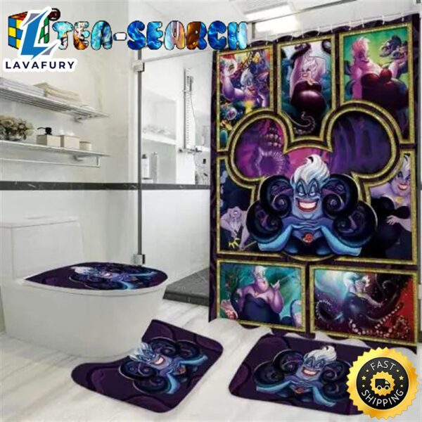 Ursula Disney Shower Curtains Bathroom Sets