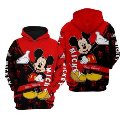 Valentine Day Mickey Mouse Black…