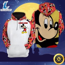 Valentine Mickey Mouse Red White…