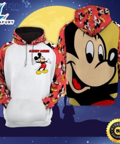 Valentine Mickey Mouse Red White…