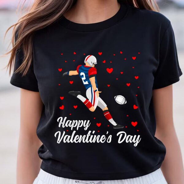 Valentine’s Day American Football Or Rugby Lover Gift T-Shirt
