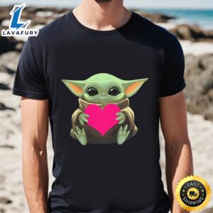 Valentine’s Day Baby Yoda Heart Funny Shirt t shirt