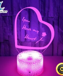 Valentine’s Day Love 3d Night Light Gift Bedroom
