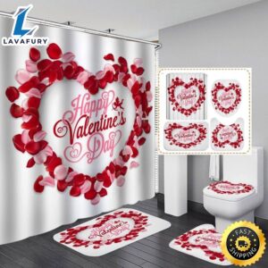 Valentines Day Shower Curtain Heart…