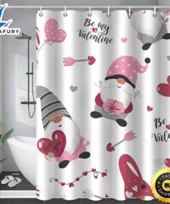 Valentine’s Day Shower Curtain, Romantic…