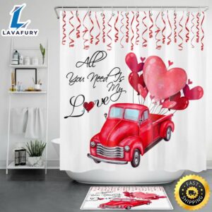 Valentines Day Shower Curtains All…