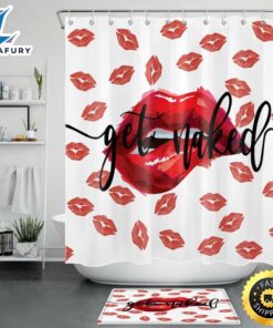 Valentines Lipstick Shower Curtains Valentine…