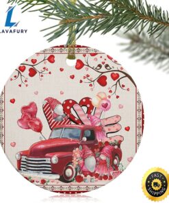 Valentines Truck 2023 Christmas Tree Hanging Ornaments