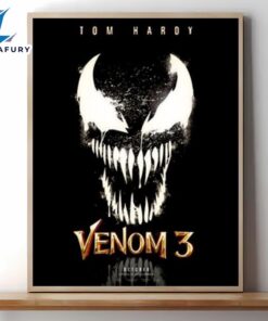 Venom 3 Decorations Poster Canvas