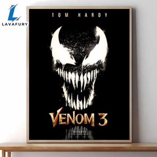 Venom 3 Decorations Poster Canvas