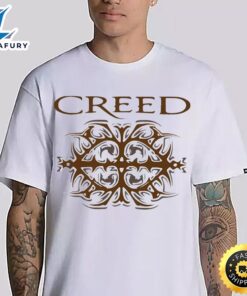 Vintage Creed Band Logo T-Shirt Creed Band Fan Gift Shirt Creed 2024 Tour Unisex Shirt Rock Band Creed Graphic Shirt