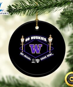 Washington Huskies 2024 Allstate Sugar Bowl College Football Playoff Go Huskies Ornament