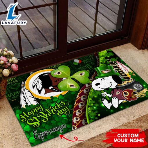 Washington Redskins NFL-Custom Doormat The Celebration Of The Saint Patrick’s Day