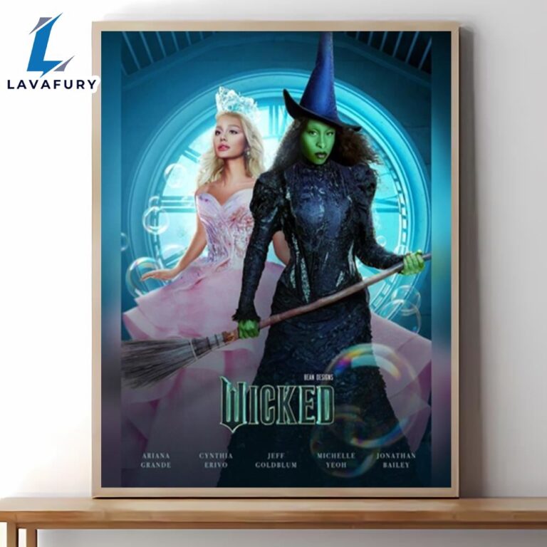 Wicked 2024 Decorations Poster Canvas Lavafury