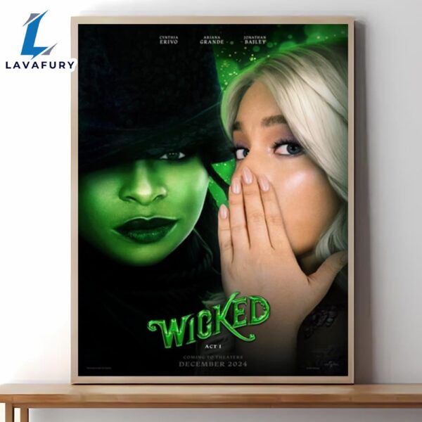 Wicked 2024 Movie Poster Best Print Art