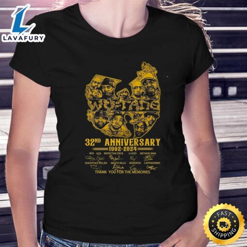 Wu-Tang Clan 32nd Anniversary 1992 – 2024 Thank You For The Memories T-Shirt