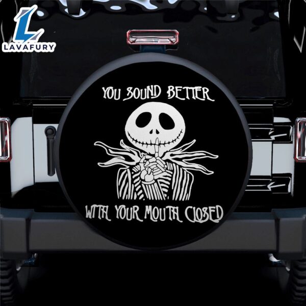 You Sound Better Jack Skellington Nightmare Before Christmas Car Spare Tire Covers Gift For Campers
